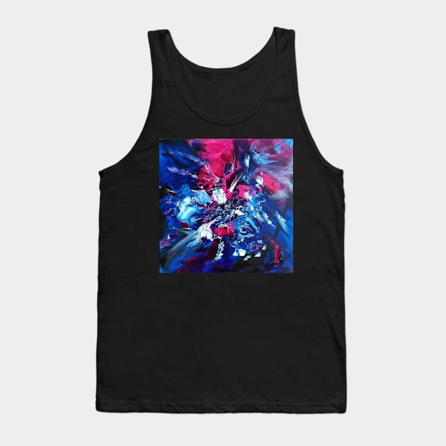 Authentic Spontaneity - abstract expressionism Tank Top by acdlart